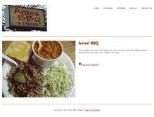 Tablet Screenshot of amosbbq.com